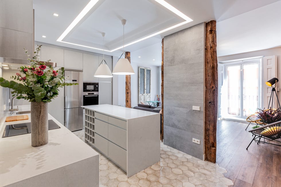 Cocina abierta al salón