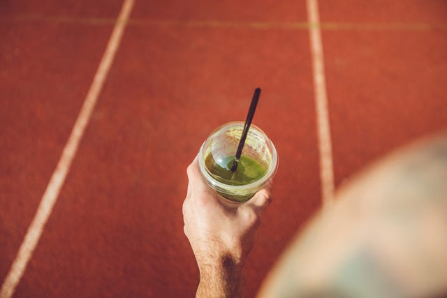 refreshment after running
