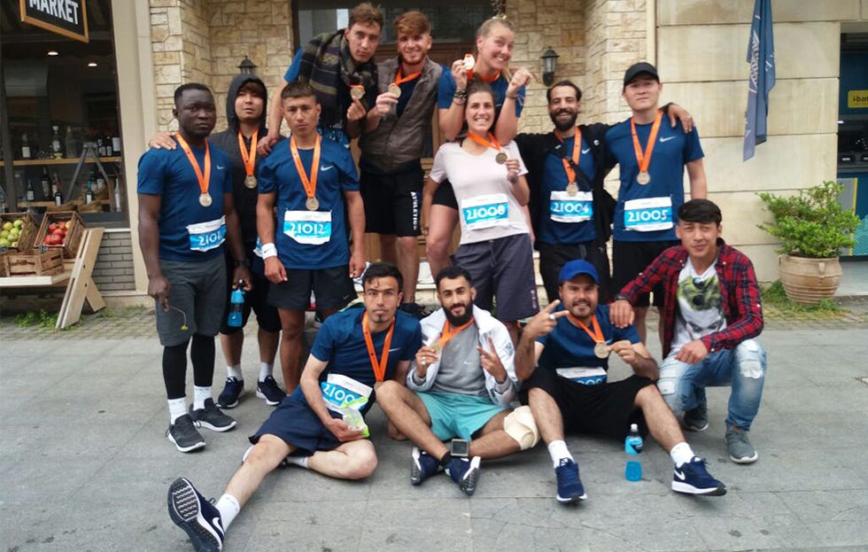 Refugees Run Half Marathon