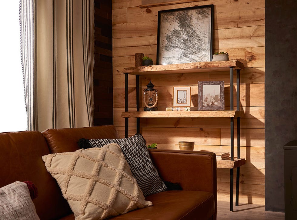 Furniture, Room, Shelf, Interior design, Shelving, Living room, Table, Wall, House, Wood, 