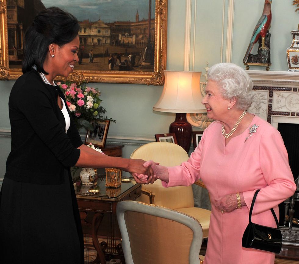 Michelle Obama e la Regina Elisabetta
