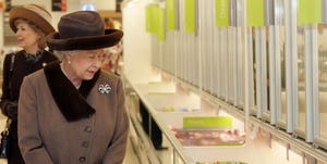 The Queen Opens Shopping Centre in Windsor