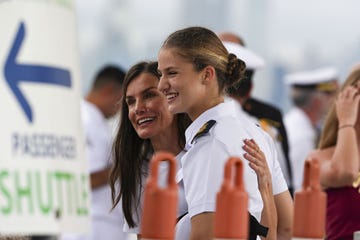 todas las imágenes del reencuentro de la reina letizia con leonor
