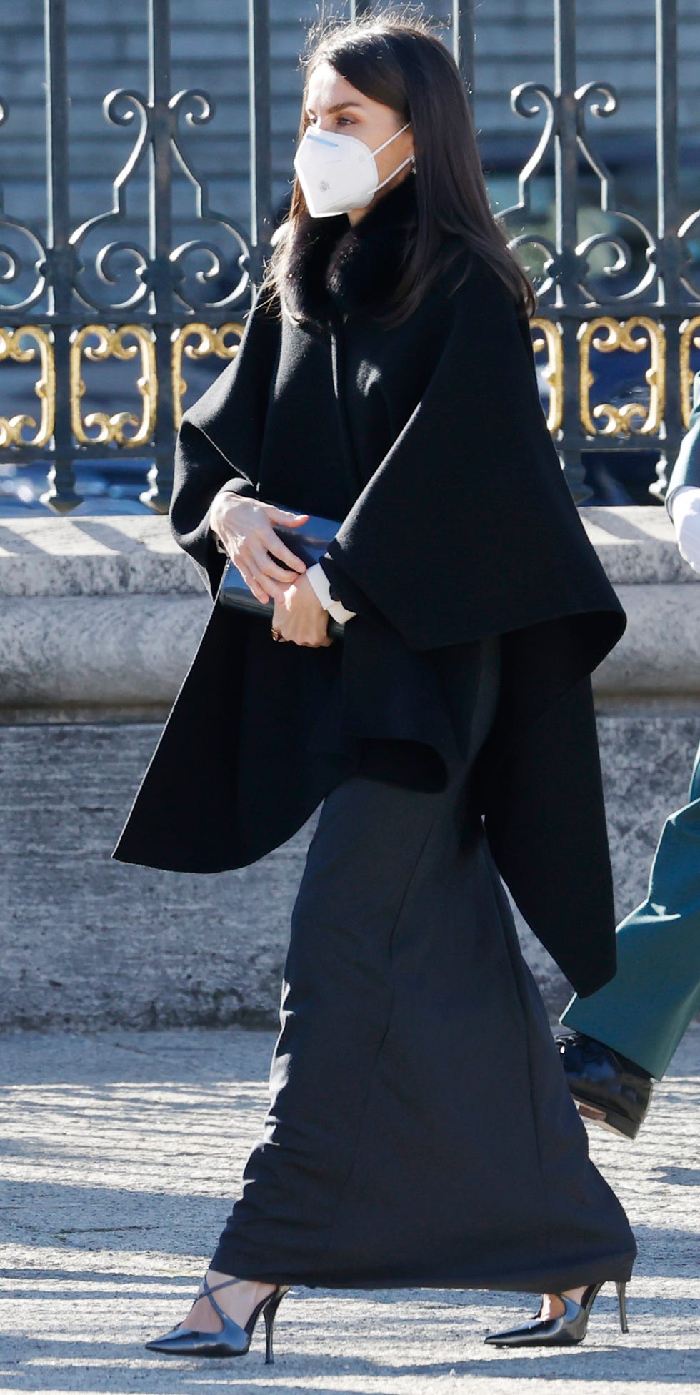 todos los detalles de la reina letizia en su primer acto público de 2021