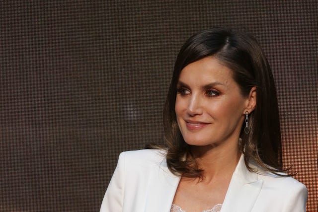 La reina Letizia durante los Premios SM de Literatura-Infantil y Juvenil en Madrid.