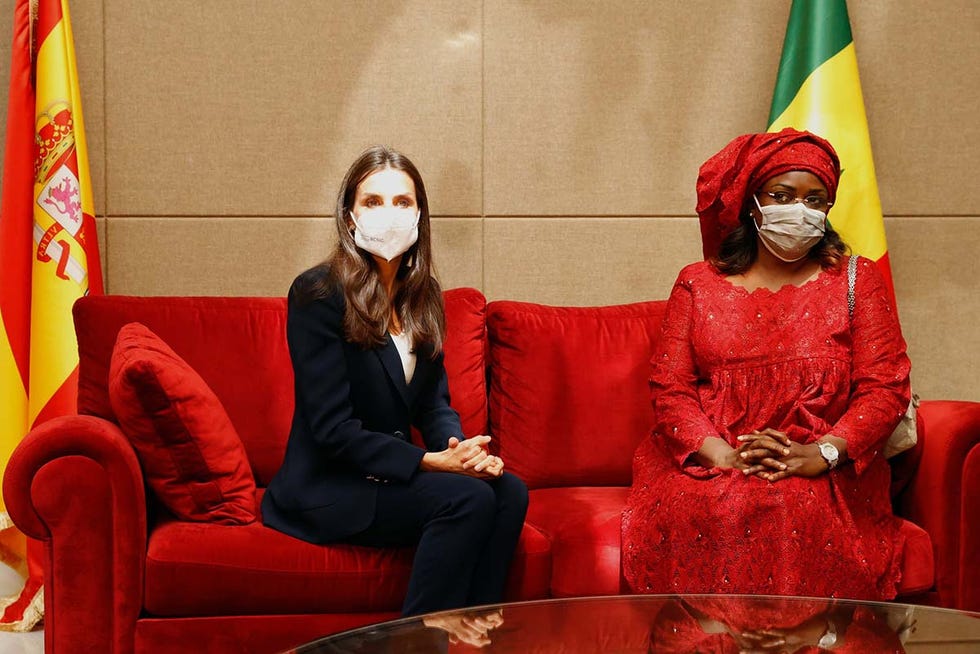 reina letizia en senegal