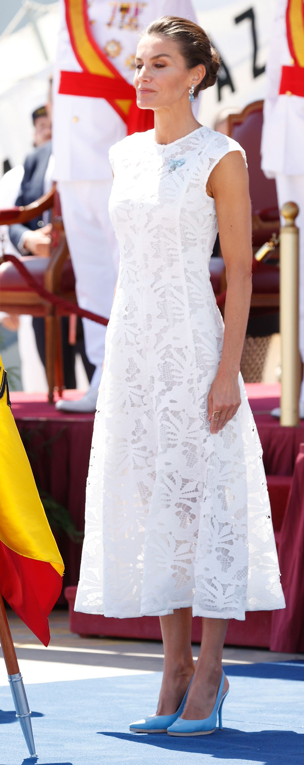 La reina Letizia un vestido de Sfera