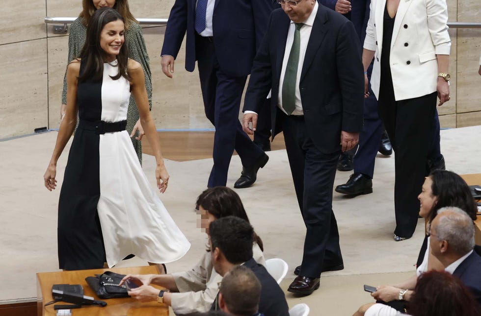 spanish queen letizia during queen letizia 2021 awards in merida badajoz on wednesday, 4 may 2022