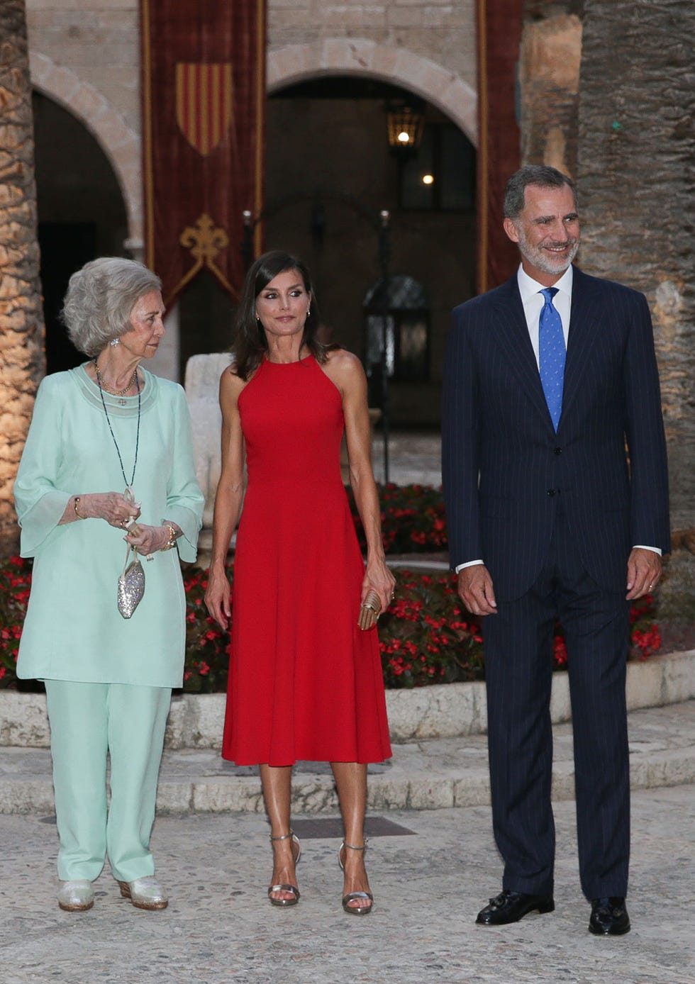 La reina Sofía y la reina Letizia en Palma de Mallorca.