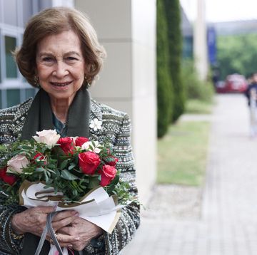 queen sofia of spain during global conference of alzheimer's disease international in krakow, poland on april 24, 2024