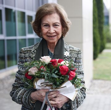 queen sofia of spain during global conference of alzheimer's disease international in krakow, poland on april 24, 2024