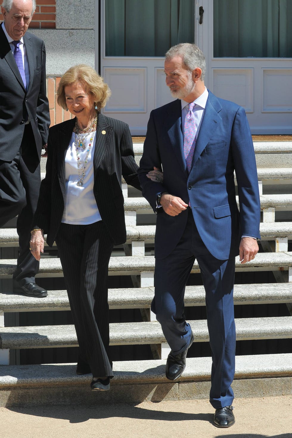 rey felipe vi y reina sofia emerita
