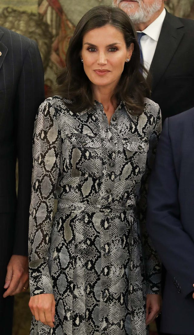 La reina Letizia no esconde sus canas en su audiencia a la Academia Española de Dermatología