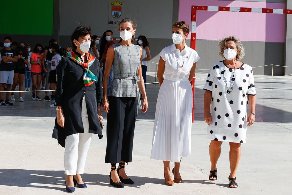 la reina letizia en la apertura del curso académico en navarra