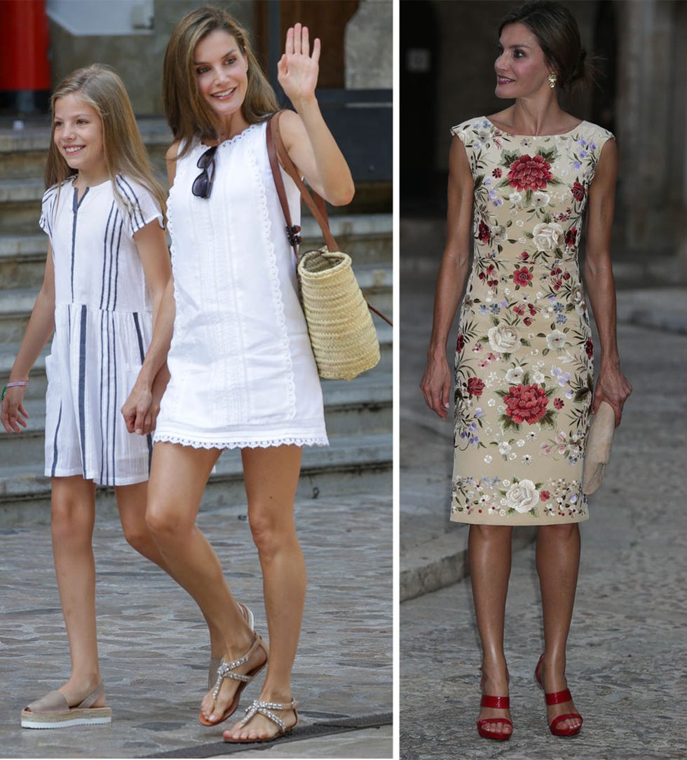 los looks de la reina letizia en mallorca en 2017