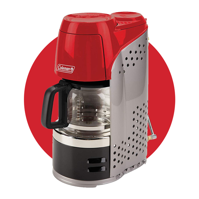 Coleman QuikPot Portable Propane Coffee Maker, Red 
