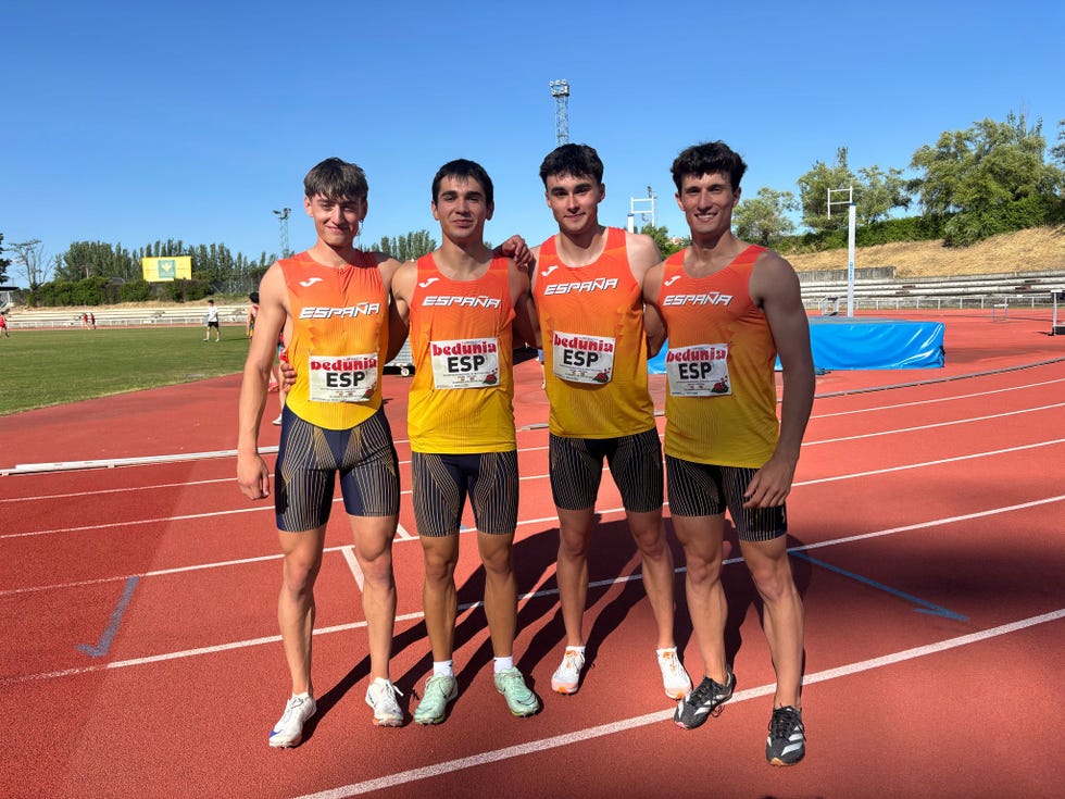 relevo 4x100 metros sub 20