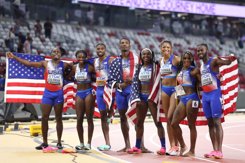 preview for Noah Lyles Wins the 200 Meter World Championship Title