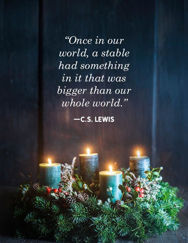 religious christmas quotes C.S. Lewis
