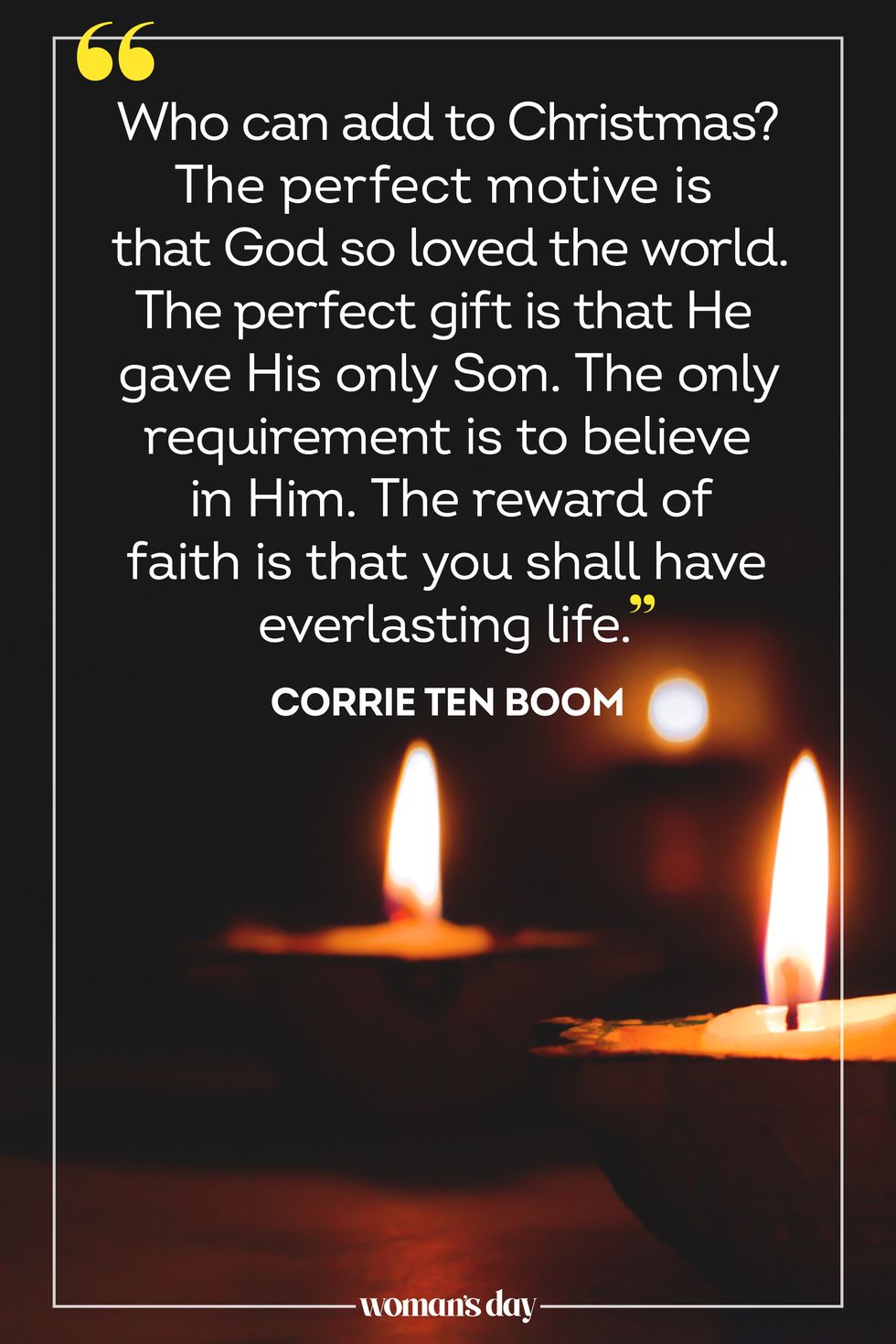 best religious christmas quote by corrie ten boom
