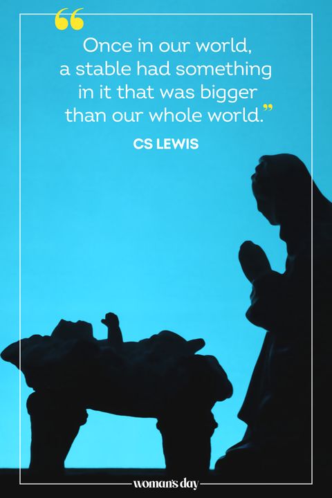 best religious christmas quote by cs lewis