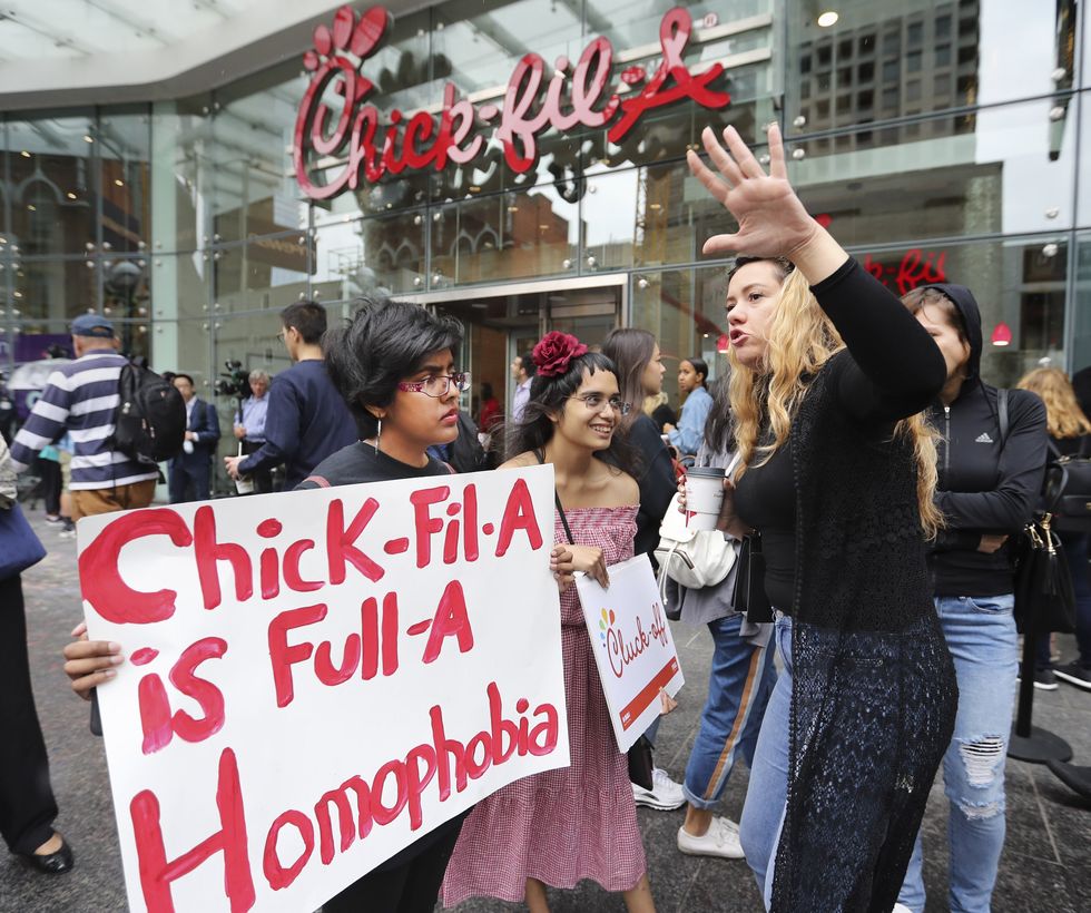 Chick-fil-a protest