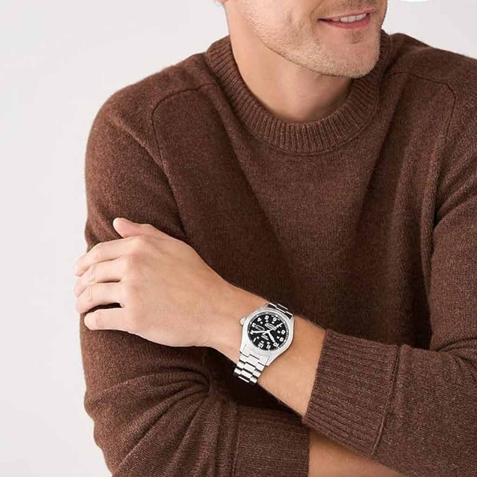 a person wearing a watch