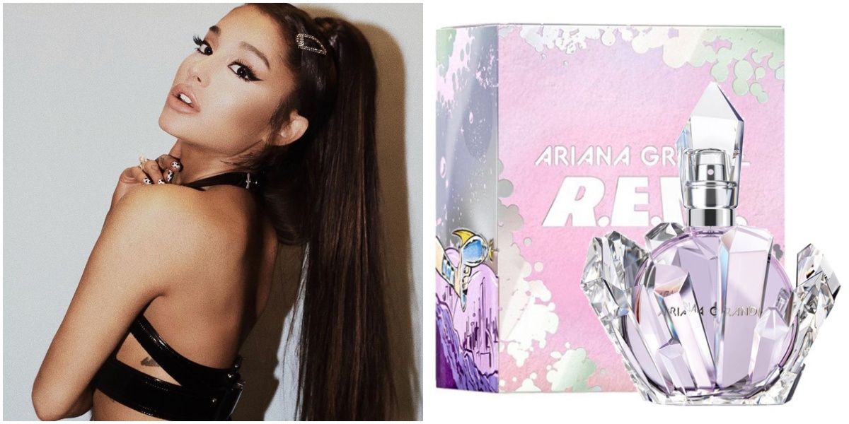 亞莉安娜Ariana Grande全新香氛「R.E.M. 」，粉紅水晶包覆著香水閃耀到