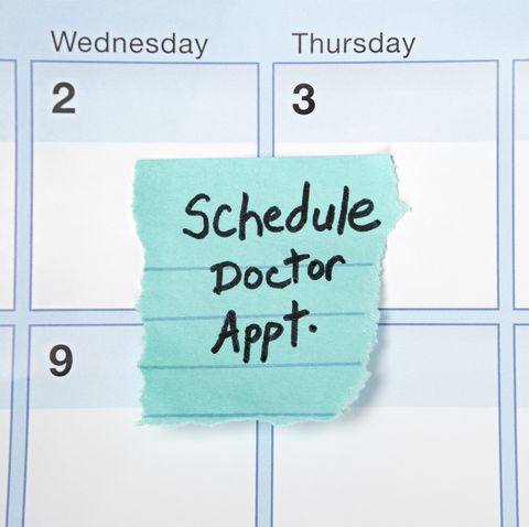 calendar reminder to schedule doctor appointment
