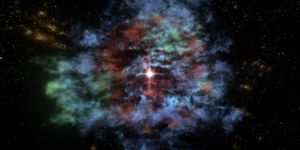 for the first time, a multiwavelength three dimensional reconstruction of a supernova remnant has been created this visualization of cassiopeia a, or cas a, the result of an explosion approximately 330 years ago, uses data from several nasa telescopes