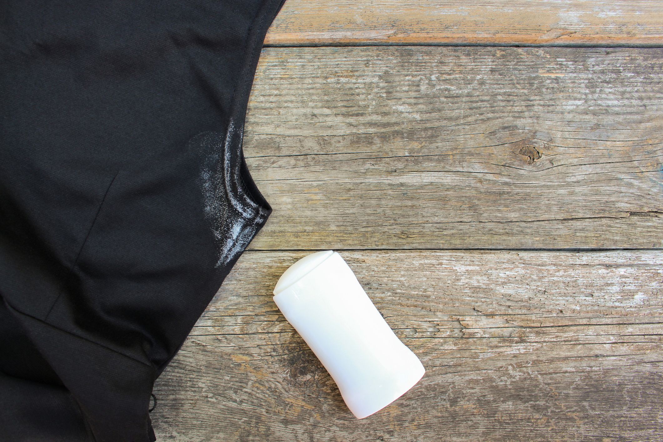 How remove antiperspirant deodorant stains