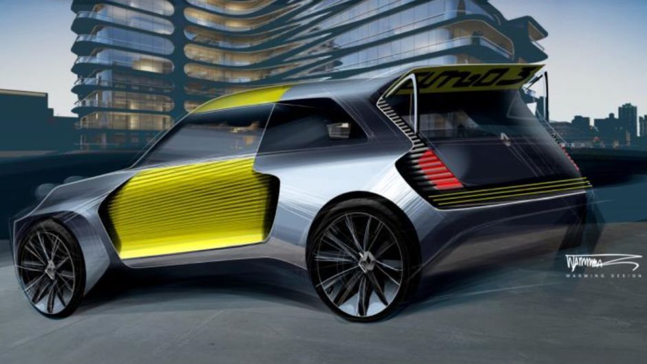 Renault 5 Turbo 2 concept - Anders Warming
