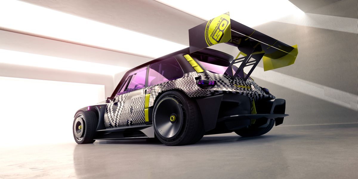 Renault R5 Turbo 3E Is a Psychedelic Electric Drifting Restomod
