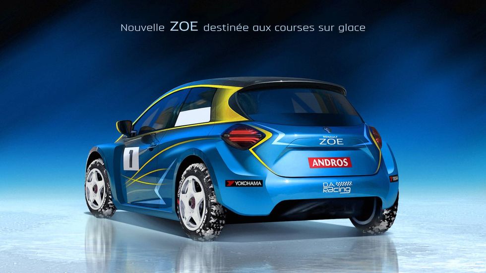 Renault Zoe Andros Trophy D.A. Racing trasera