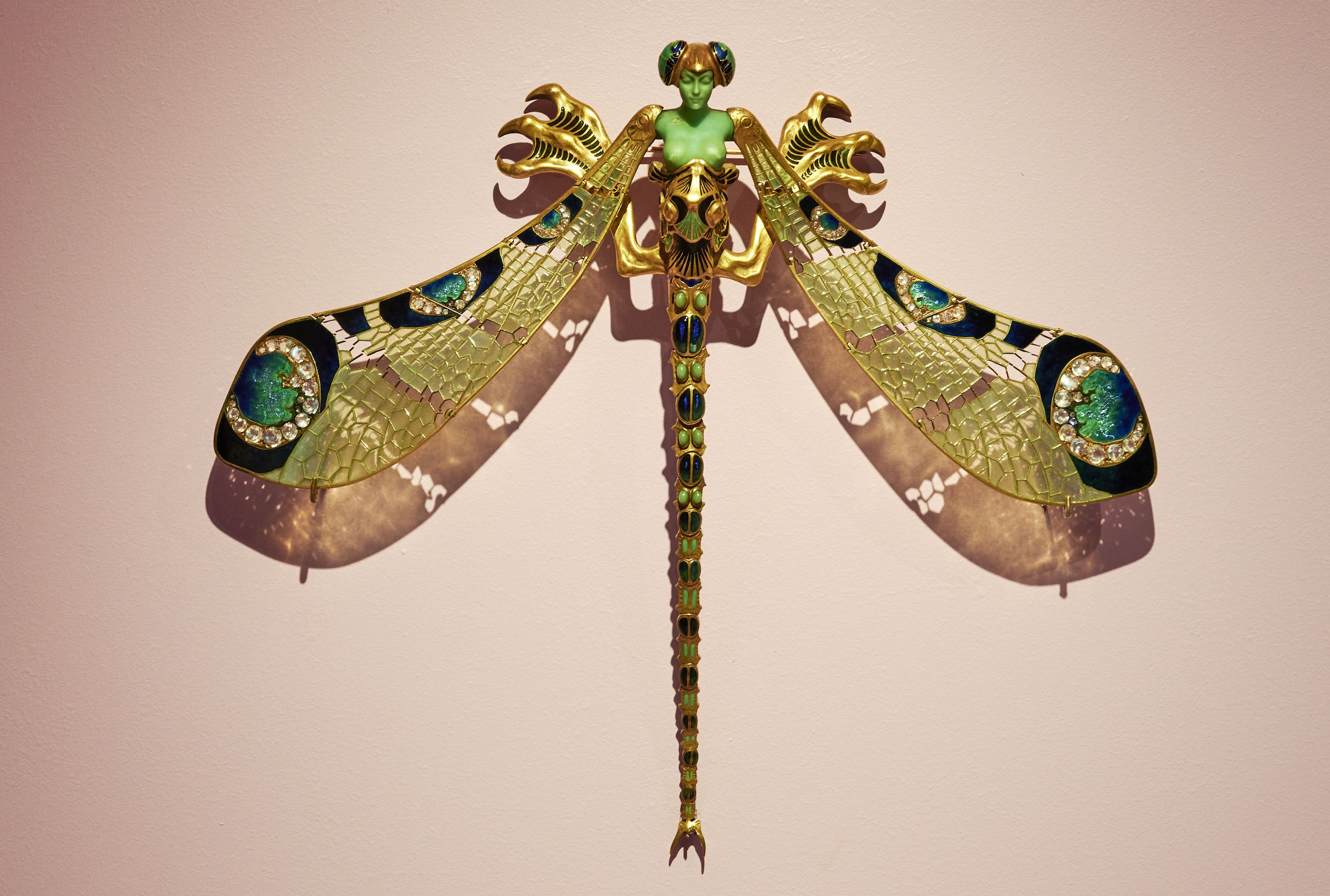 Dragonfly brooch 2025 art nouveau