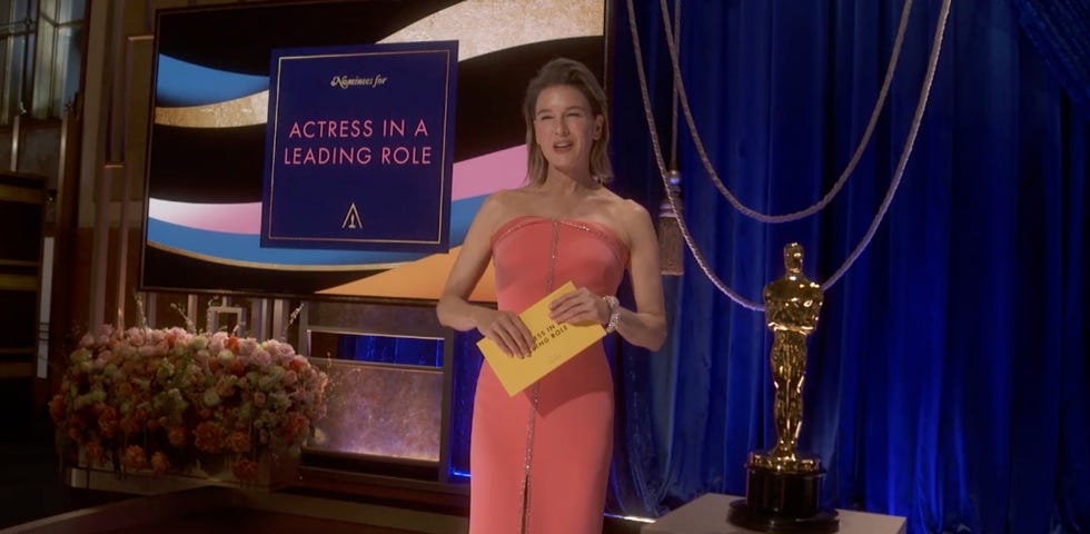 renée zellweger en los premios oscar 2021