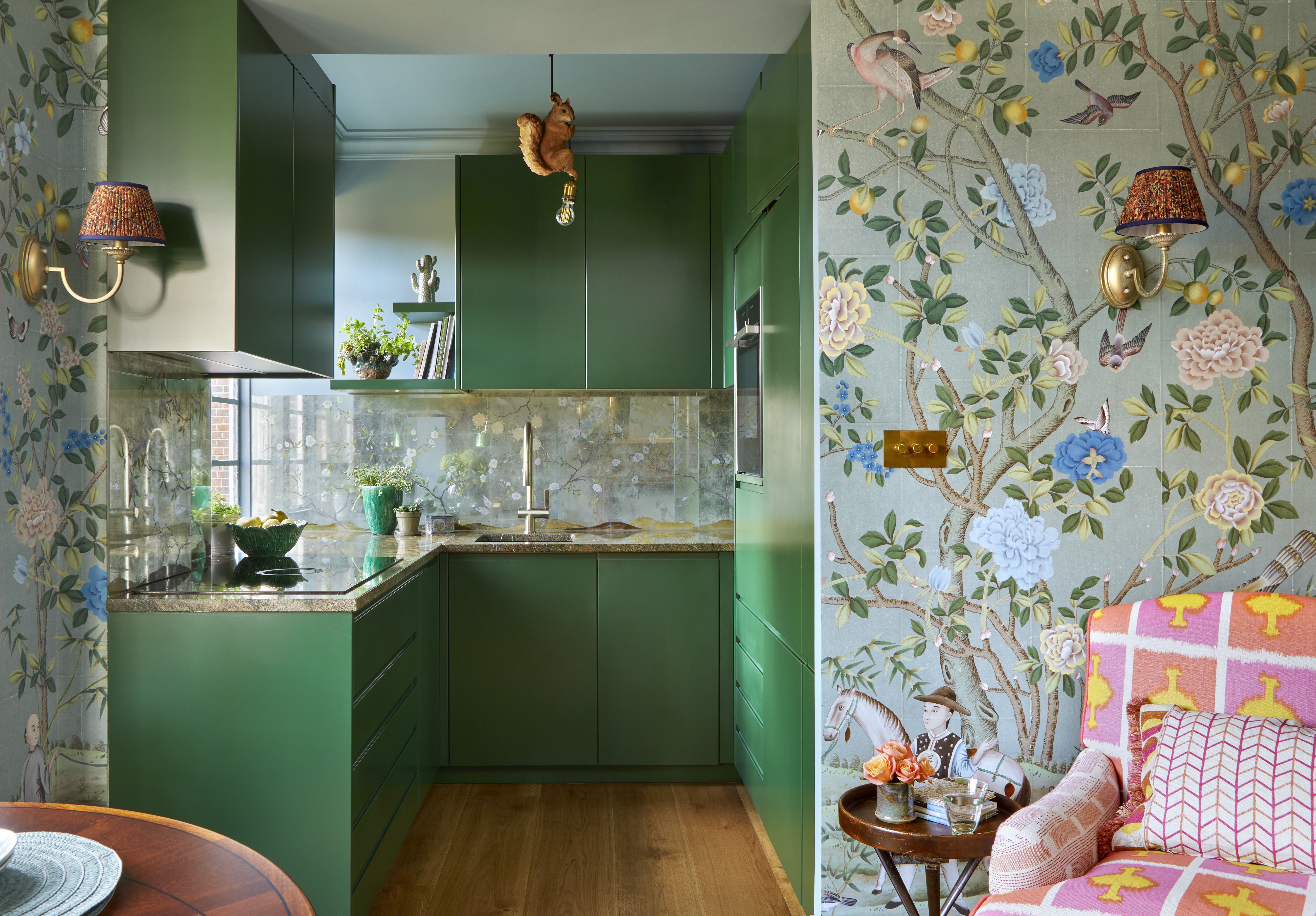 A new collection of wall coverings from De Gournay embroidered in India