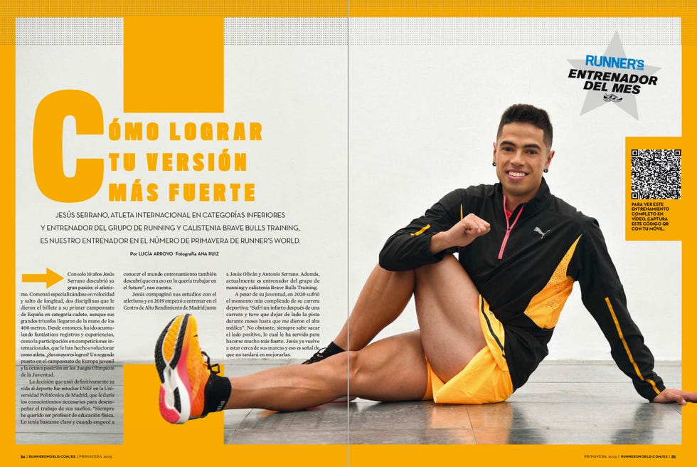contenidos de la revista runner's world de primavera de 2023 con alex roca