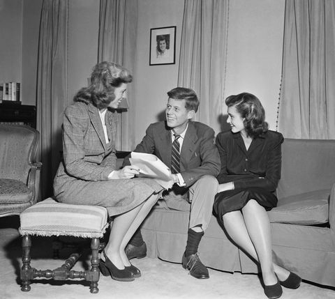 john f kennedy with sisters