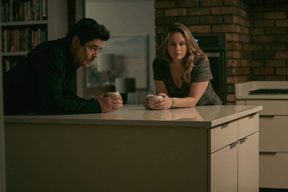 benicio del toro y alicia silverstone en reptil