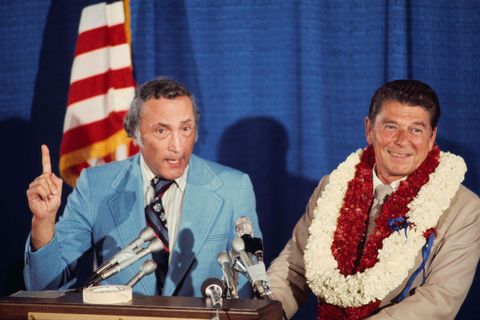 Republican Politicians Ronald Reagan and Richard Schweiker Campaigning in Kansas City