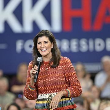 republican presidential candidate nikki haley holds electoral rally in greer