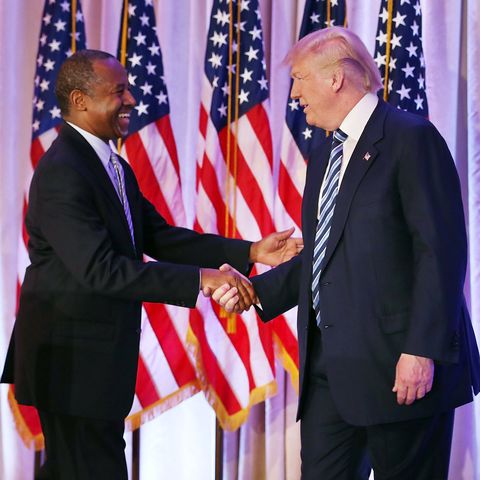 donald trump holds press conference to announce ben carson endorsement