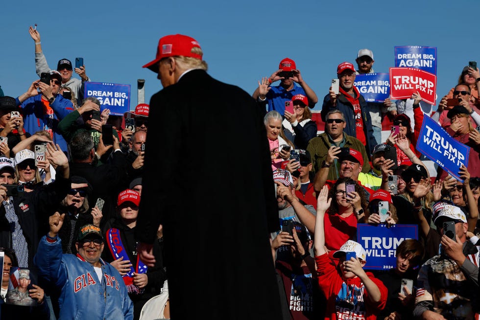 republican presidential nominee donald trump campaigns in pennsylvania