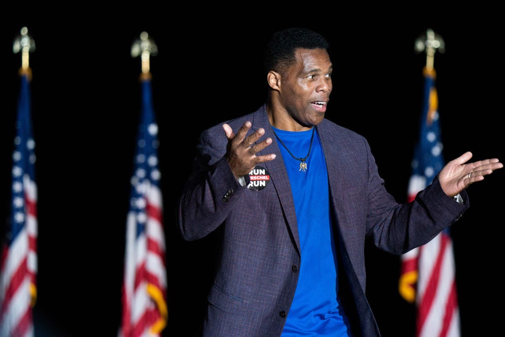 Herschel Walker is often seen and seldom heard as Senate campaign gets  rolling