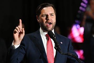 republican vice presidential candidate jd vance delivers remarks in philadelphia