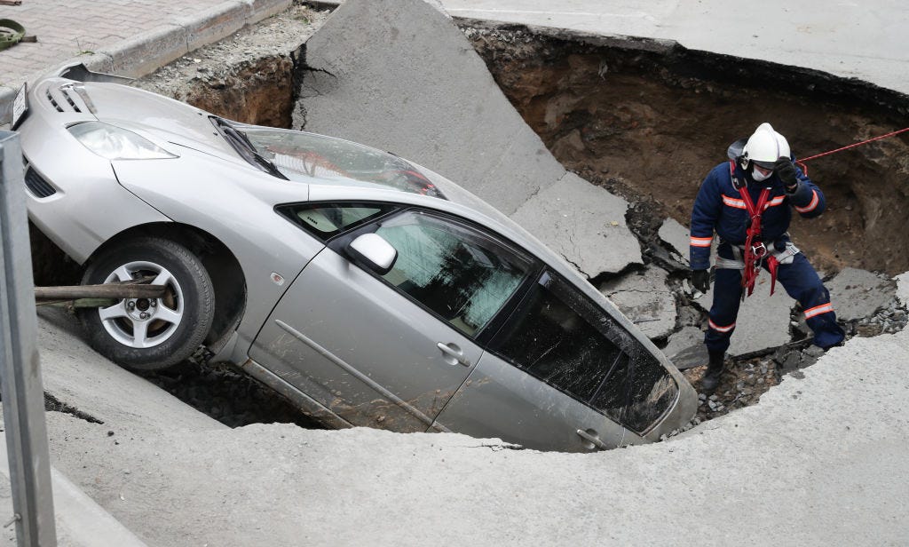 Sinkhole Repair How To Fix a Sinkhole in Your Yard