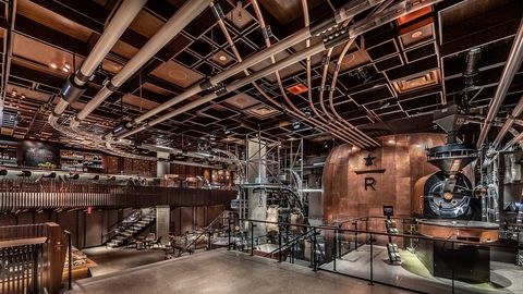 preview for Starbucks' Fourth Reserve Roastery Is Open Now In New York City