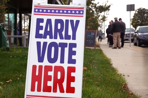 early voting begins in swing state of wisconsin