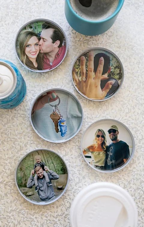 resin photo coasters diy wedding favors